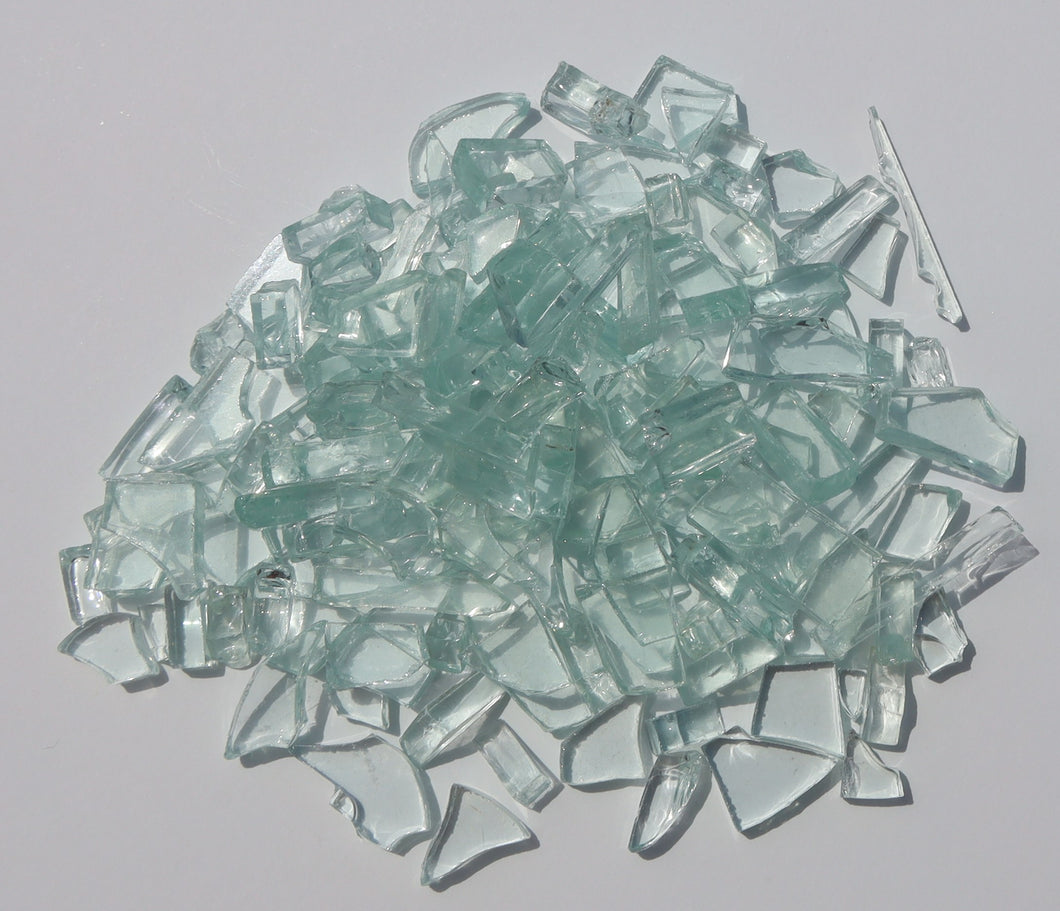 Clear Crushed Fire Glass