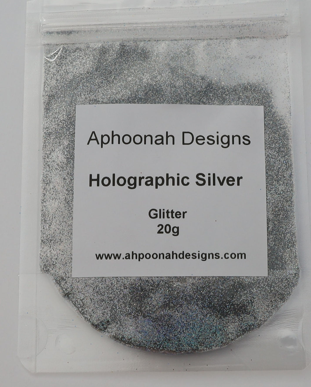 Holographic Silver Ultra-Fine Holographic Glitter Laser